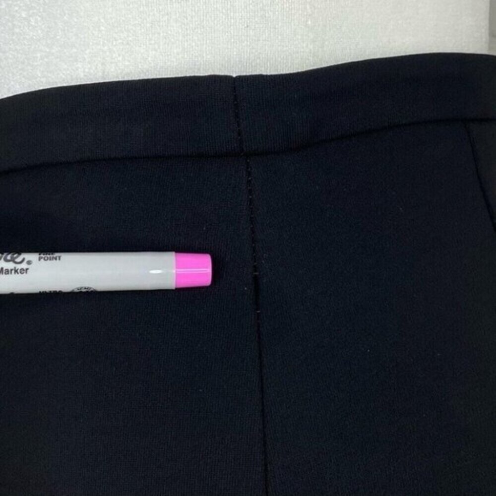 Valentino‎ Black Viscose Blend Pencil Skirt Italy Altered Professionally - Picture 10 of 12